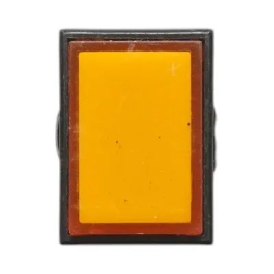 Indicatore di segnale industriale LED giallo 220V Ø 16mm quadrato Breckner Germany - immagine 4
