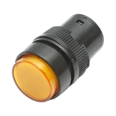 Indicatore di segnale industriale LED giallo 24V Ø 16mm Breckner Germany - immagine 2