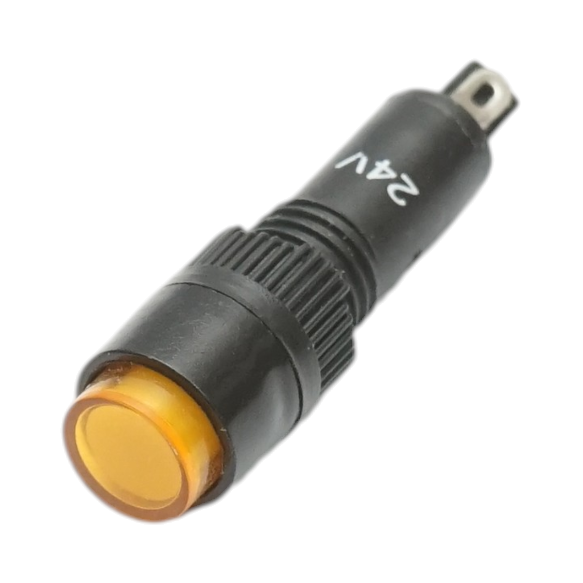 Indicatore di segnale industriale LED giallo 24V Ø 8mm Breckner Germany - immagine 2