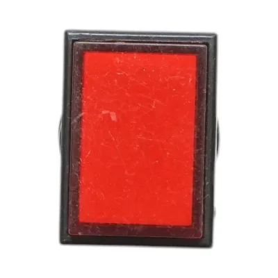 Indicatore di segnale industriale LED rosso 24V Ø 16mm quadrato Breckner Germany - immagine 4