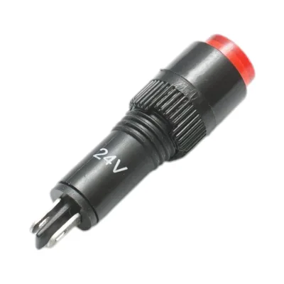 Indicatore di segnale industriale LED rosso 24V Ø 8mm Breckner Germany - immagine 3