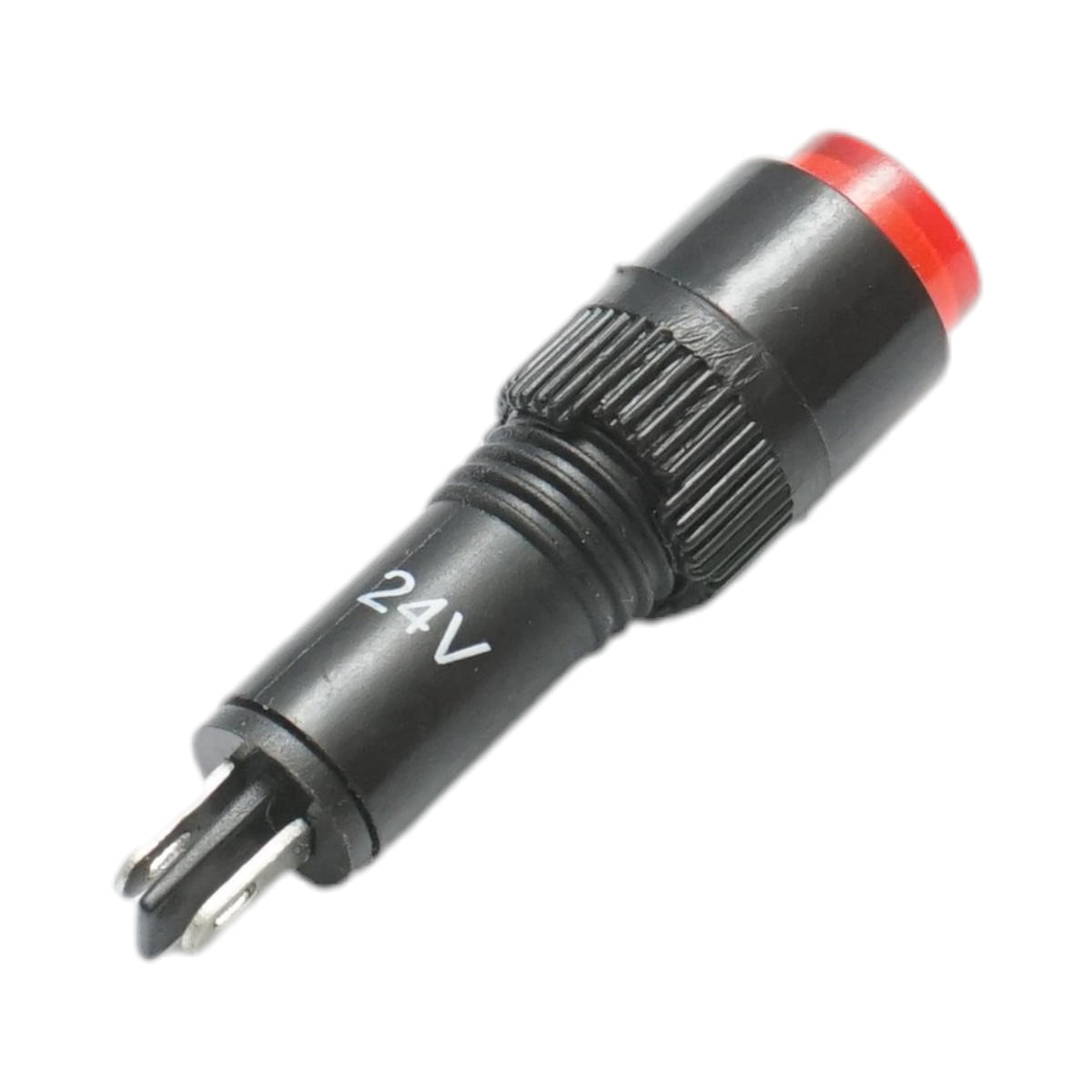 Indicatore di segnale industriale LED rosso 24V Ø 8mm Breckner Germany - immagine 3