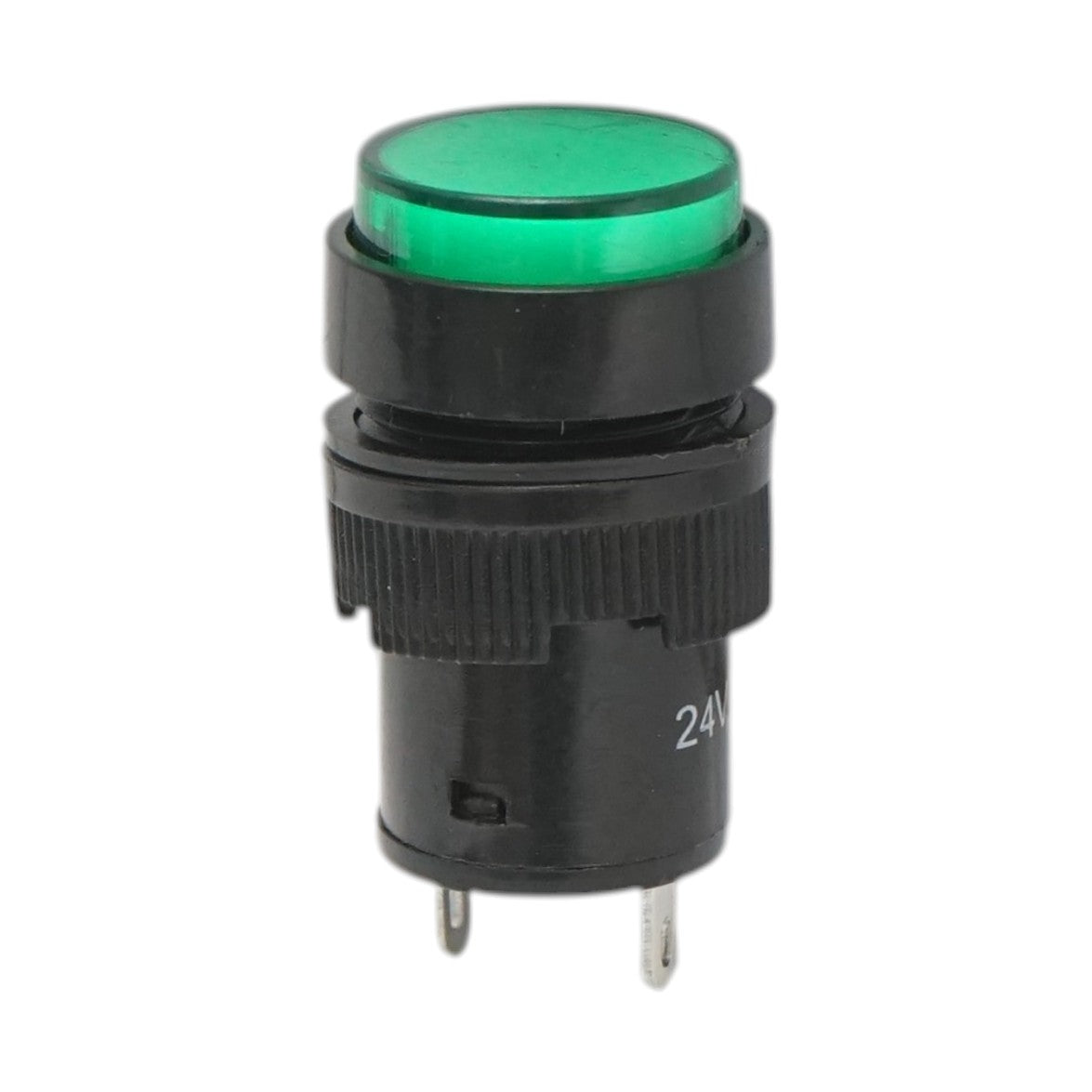 Indicatore di segnale industriale LED verde 24V Ø 16mm Breckner Germany