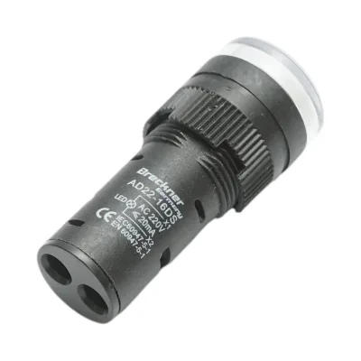 Indicatore di segnale LED bianco 220V AC 16mm Breckner Germany - immagine 3