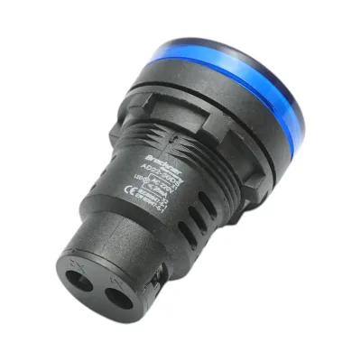 Indicatore di segnale LED blu 220V AC 30mm Breckner Germany - immagine 3