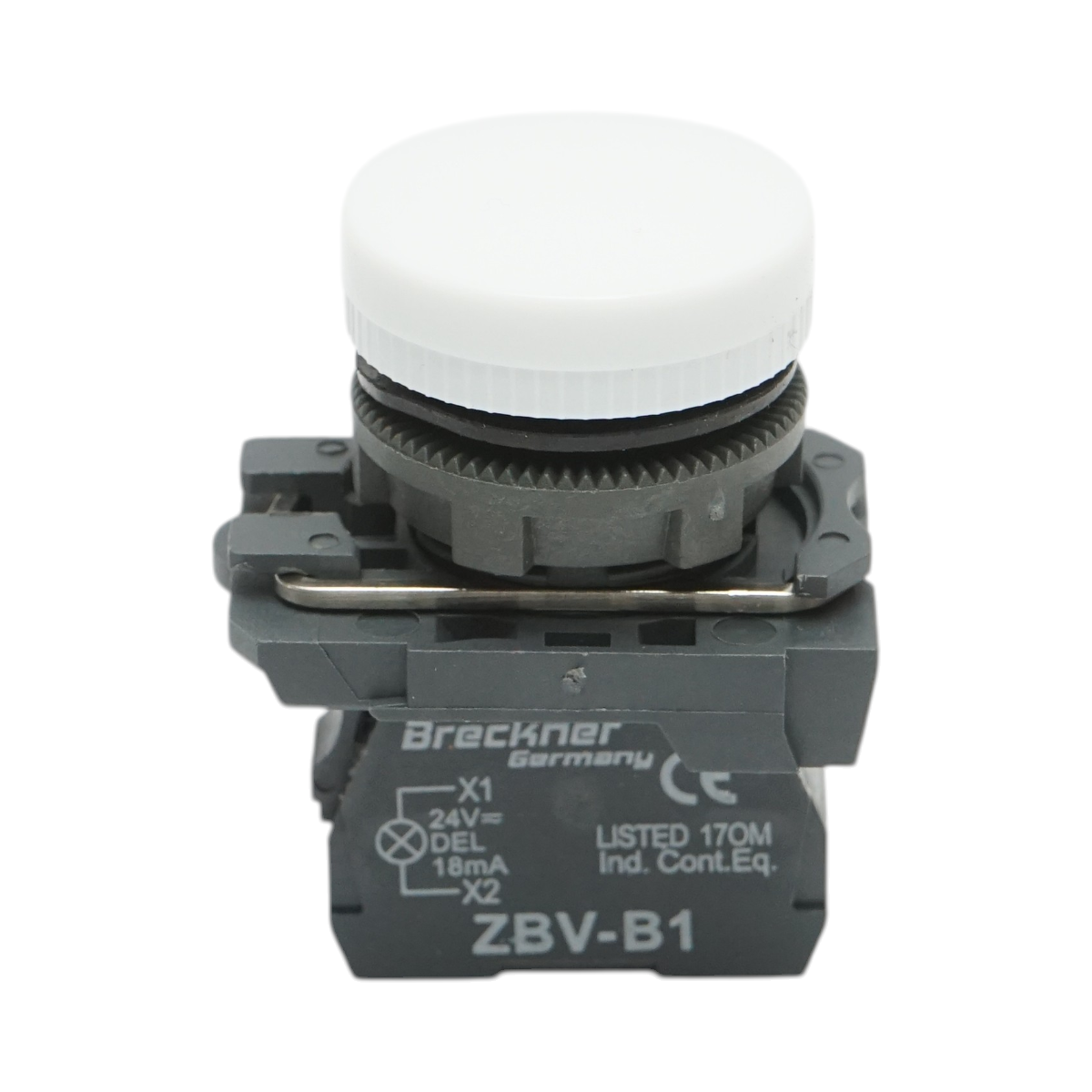 Indicatore di segnale LED rosso 1NO+1NC, 24V, TB5 Breckner Germany