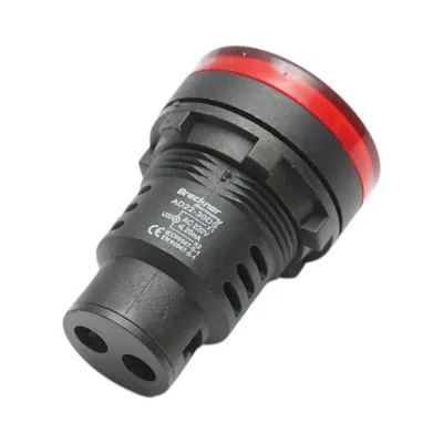 Indicatore di segnale LED rosso 220V AC 30mm Breckner Germany - immagine 3