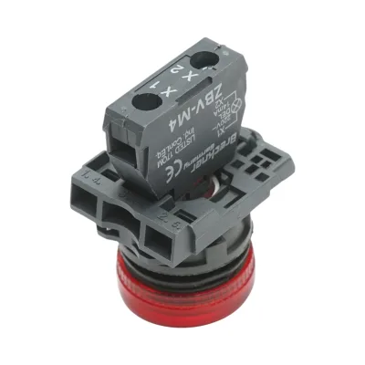 Indicatore di segnale LED rosso 220V, 14mA, TB5 Breckner Germany - immagine 3
