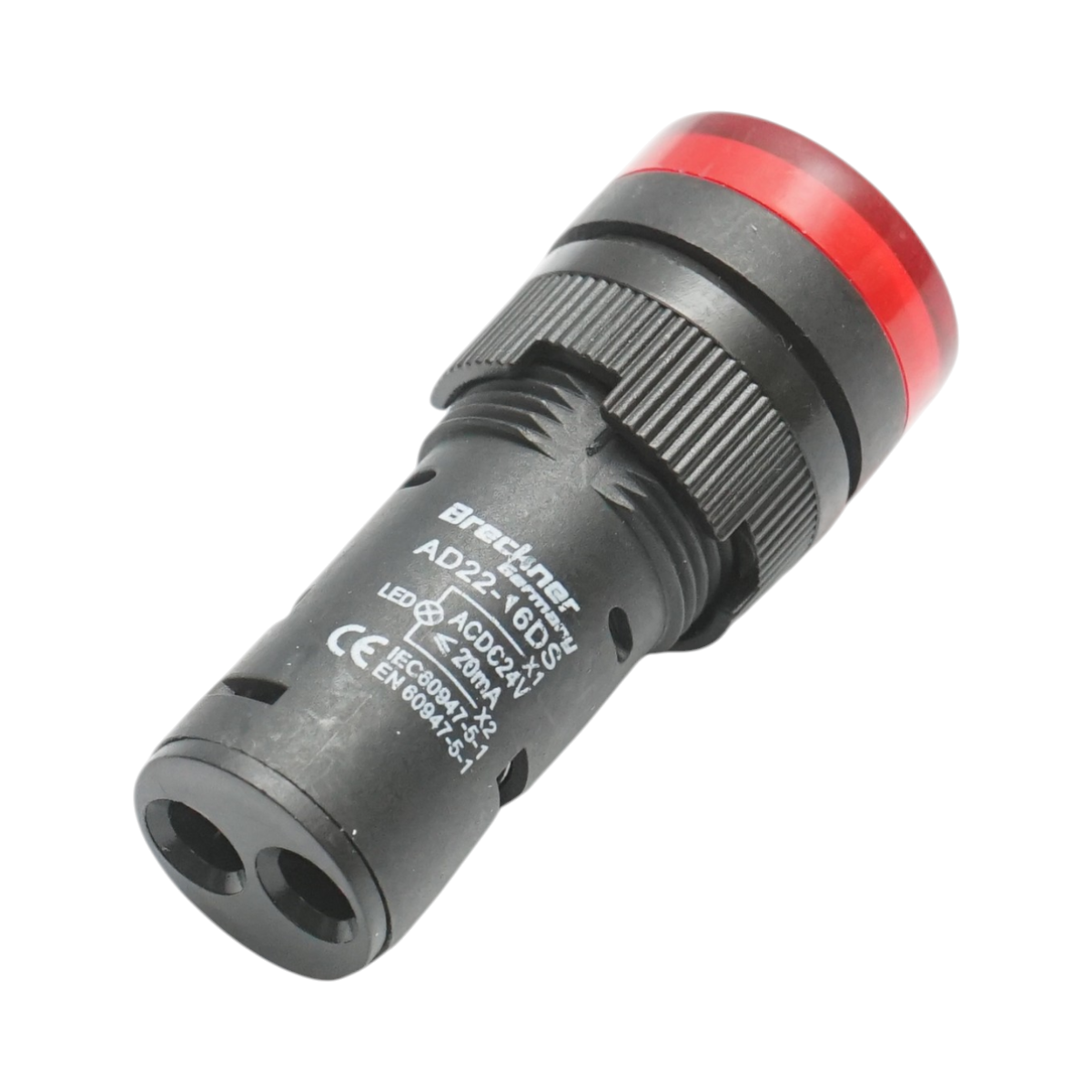 Indicatore di segnale LED rosso 24V AC/DC 16mm Breckner Germany - immagine 3