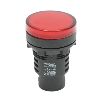 Indicatore di segnale LED rosso 24V AC/DC 30mm Breckner Germany