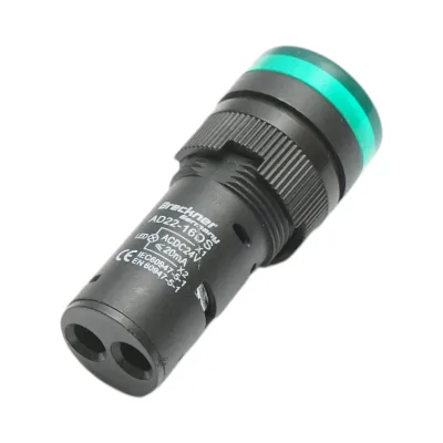 Indicatore di segnale LED verde 24V AC/DC 16mm Breckner Germany - immagine 3