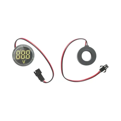 Indicatore digitale amperometro a LED bianco 0-100A, 220V/380V Ø 22mm Breckner Germany - immagine 2