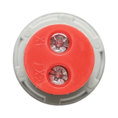 Indicatore digitale amperometro a LED rosso 50-500V AC Ø 22mm Breckner Germany - immagine 4