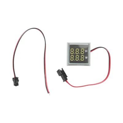 Indicatore digitale delle ore di funzionamento LED bianco 0-999H, 220V/380V AC Ø 22mm Breckner Germany - immagine 3