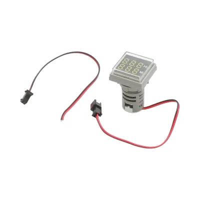 Indicatore digitale delle ore di funzionamento LED bianco 0-999H, 220V/380V AC Ø 22mm Breckner Germany - immagine 2
