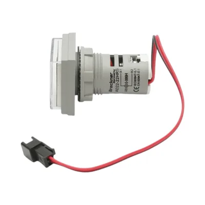 Indicatore digitale delle ore di funzionamento LED bianco 0-999H, 220V/380V AC Ø 22mm Breckner Germany - immagine 4