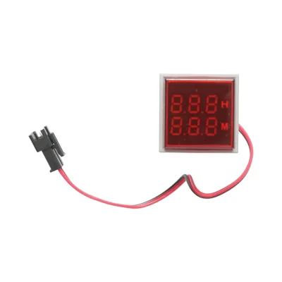 Indicatore digitale delle ore di funzionamento LED rosso 0-999H, 220V/380V AC Ø 22mm Breckner Germany - immagine 3