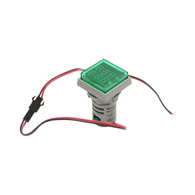 Indicatore digitale delle ore di funzionamento LED verde 0-999H, 220V/380V AC Ø 22mm Breckner Germany - immagine 2
