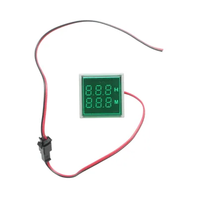 Indicatore digitale delle ore di funzionamento LED verde 0-999H, 220V/380V AC Ø 22mm Breckner Germany - immagine 3