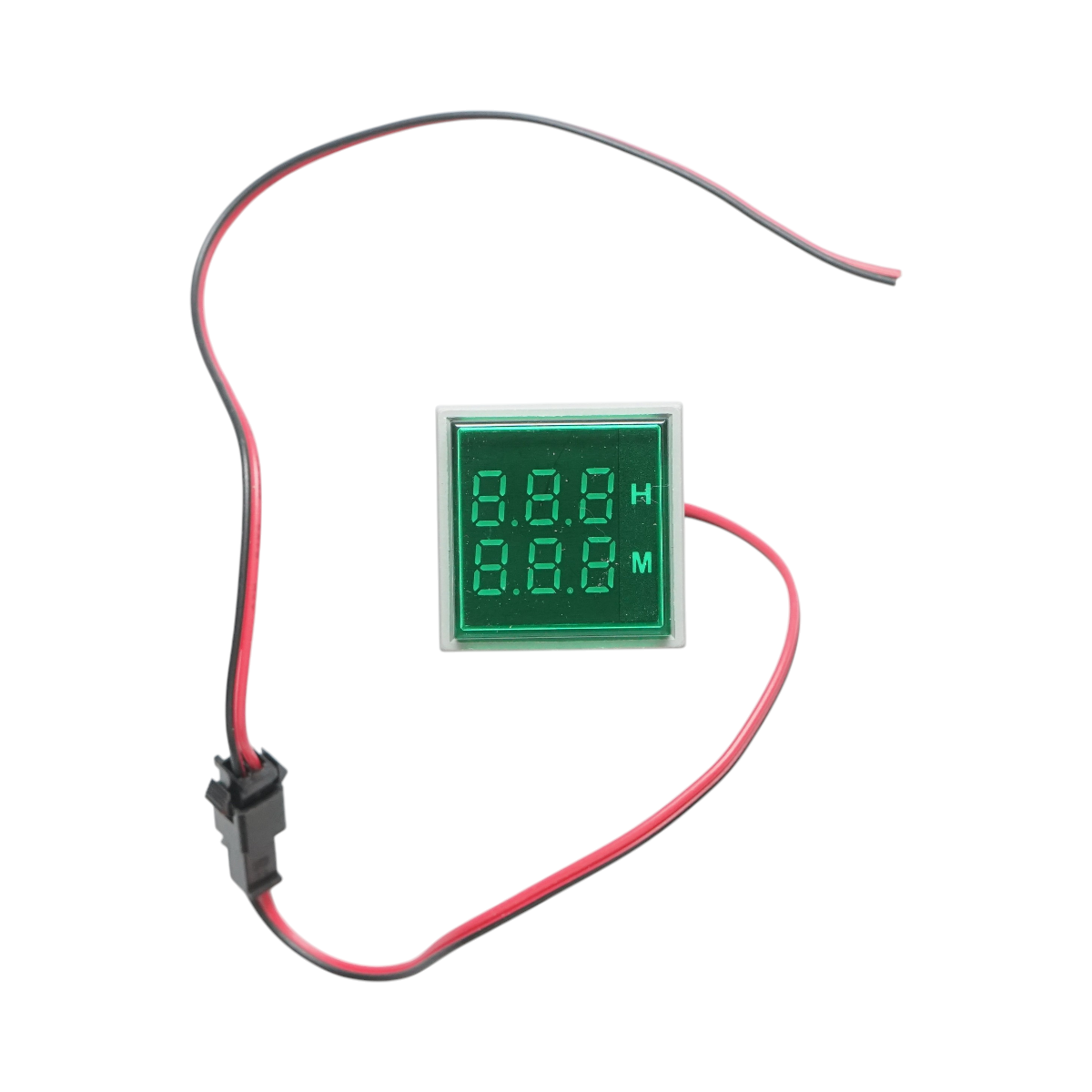 Indicatore digitale delle ore di funzionamento LED verde 0-999H, 220V/380V AC Ø 22mm Breckner Germany - immagine 3