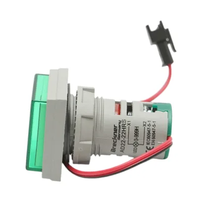 Indicatore digitale delle ore di funzionamento LED verde 0-999H, 220V/380V AC Ø 22mm Breckner Germany - immagine 4