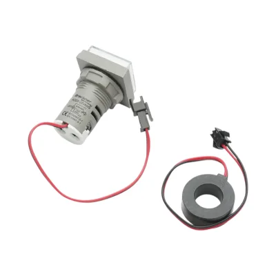 Indicatore digitale di frequenza, amperometro, voltmetro LED bianco 0-99Hz/0-100A/50-500V AC Ø 22mm Breckner Germany - immagine 3