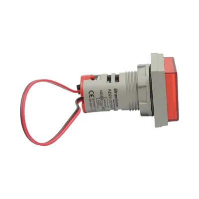 Indicatore digitale di frequenza, amperometro, voltmetro LED rosso 0-99Hz/0-100A/50-500V AC Ø 22mm Breckner Germany - immagine 3
