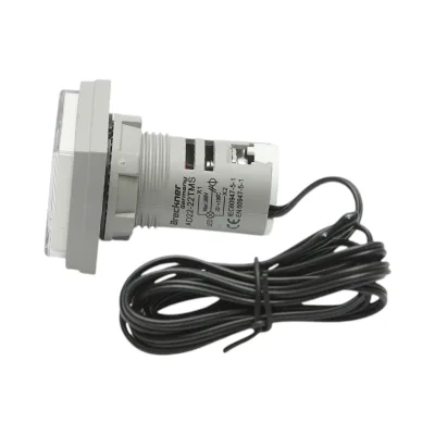 Indicatore digitale di temperatura con sonda LED bianca 220V/380V AC Ø 22mm Breckner Germany - immagine 4