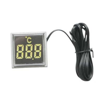 Indicatore digitale di temperatura con sonda LED bianca 220V/380V AC Ø 22mm Breckner Germany - immagine 3