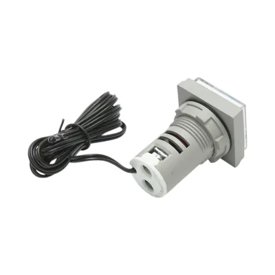 Indicatore digitale di temperatura con sonda LED bianca 220V/380V AC Ø 22mm Breckner Germany - immagine 5