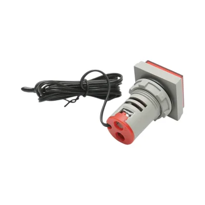 Indicatore digitale di temperatura con sonda LED rossa 220V/380V AC Ø 22mm Breckner Germany - immagine 5