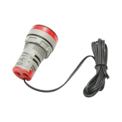 Indicatore digitale di temperatura con sonda LED rossa 220V/380V AC Ø 22mm Breckner Germany - immagine 3