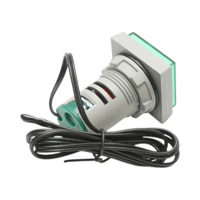 Indicatore digitale di temperatura con sonda LED verde 220V/380V AC Ø 22mm Breckner Germany - immagine 5