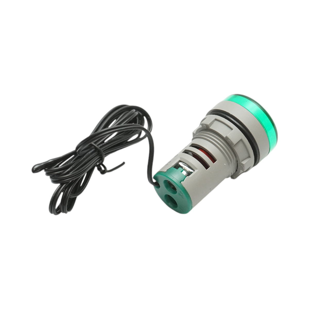 Indicatore digitale di temperatura con sonda LED verde 220V/380V AC Ø 22mm Breckner Germany - immagine 4