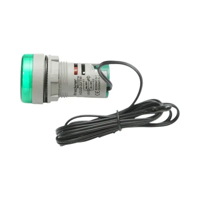 Indicatore digitale di temperatura con sonda LED verde 220V/380V AC Ø 22mm Breckner Germany - immagine 3