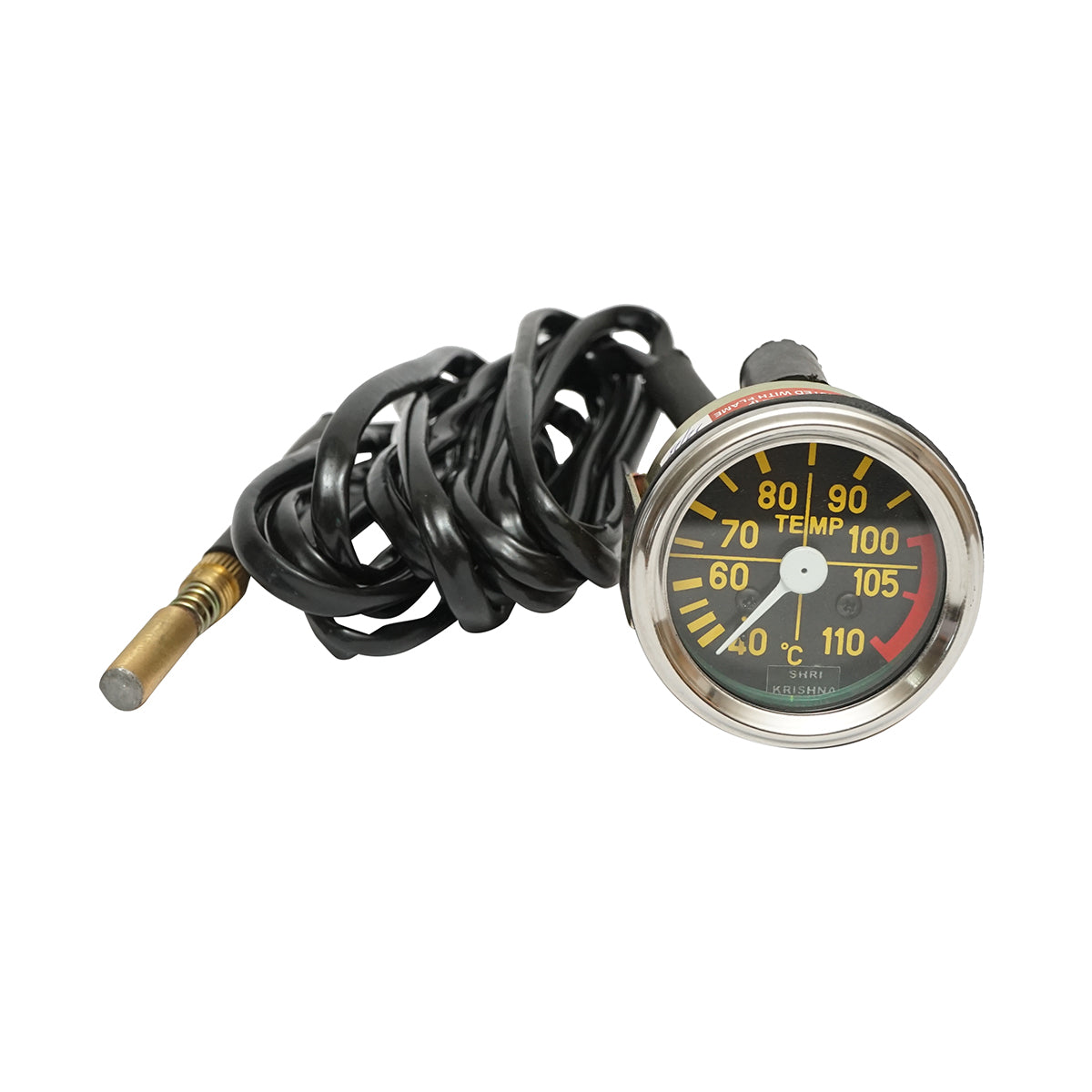 Indicatore meccanico della temperatura dell'acqua con sonda per codice OEM JCB 704-50099 Breckner Germany