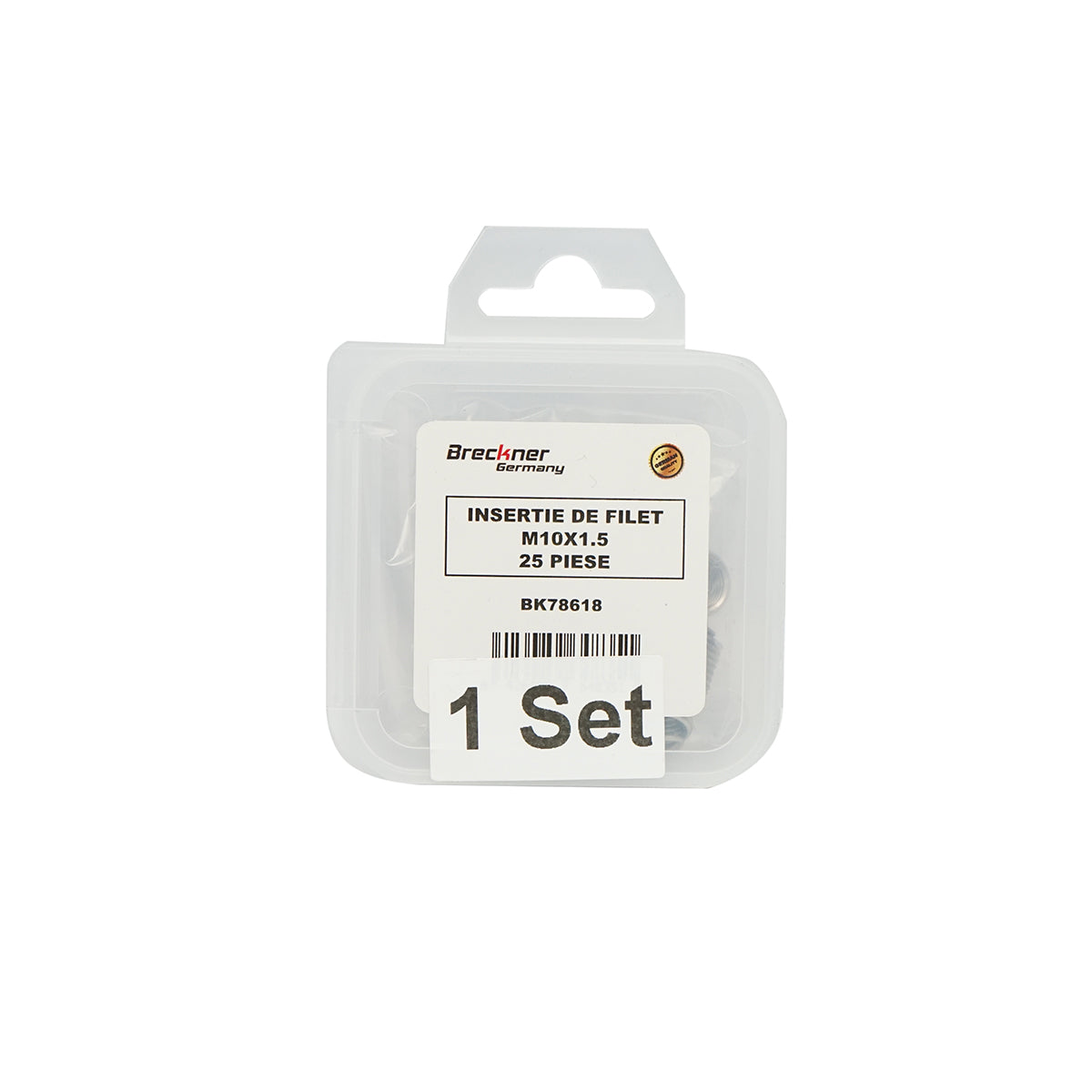 Inserto a spirale per riparazione filettature M10x1,5mm 25 pezzi  Breckner Germany - immagine 4