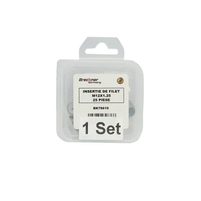 Inserto elicoidale per riparare filetti M12x1.25mm 10 pezzi Breckner Germany - immagine 4