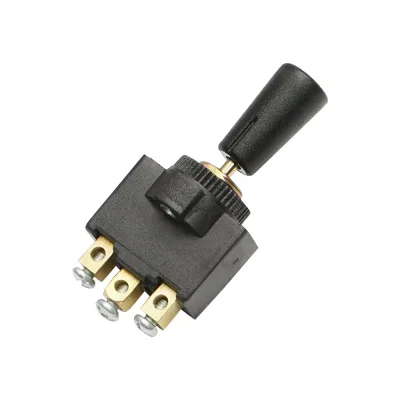 Interruttore a 3 posizioni con leva e staffa metallica 12-24 V CC/10 A, 125-250 V CA/2 A Breckner Germany - immagine 3
