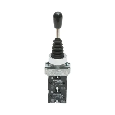 Interruttore a joystick 4 posizioni con ritorno 4NO, 400V/10A Breckner Germany