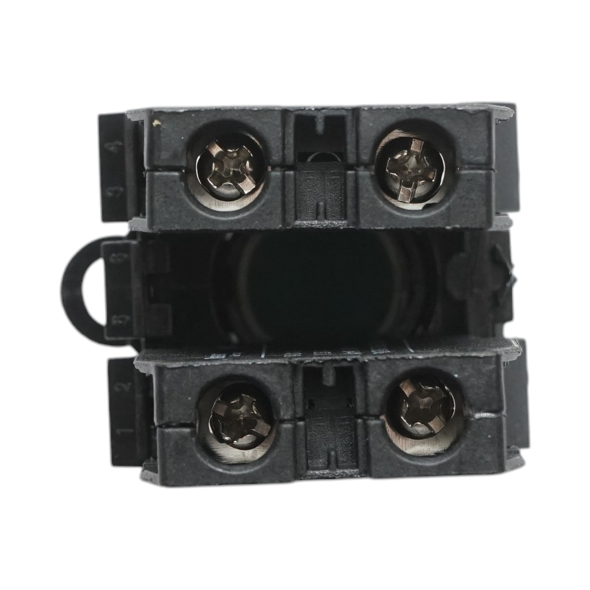 Interruttore a pulsante con ritorno 1NO+1NC verde, 10A/600V AC, 1A/250V DC LA42 Breckner Germany - immagine 5