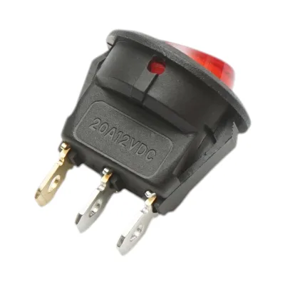 Interruttore a pulsante LED 12V DC/20A, 3 pin ON/OFF universale - immagine 3
