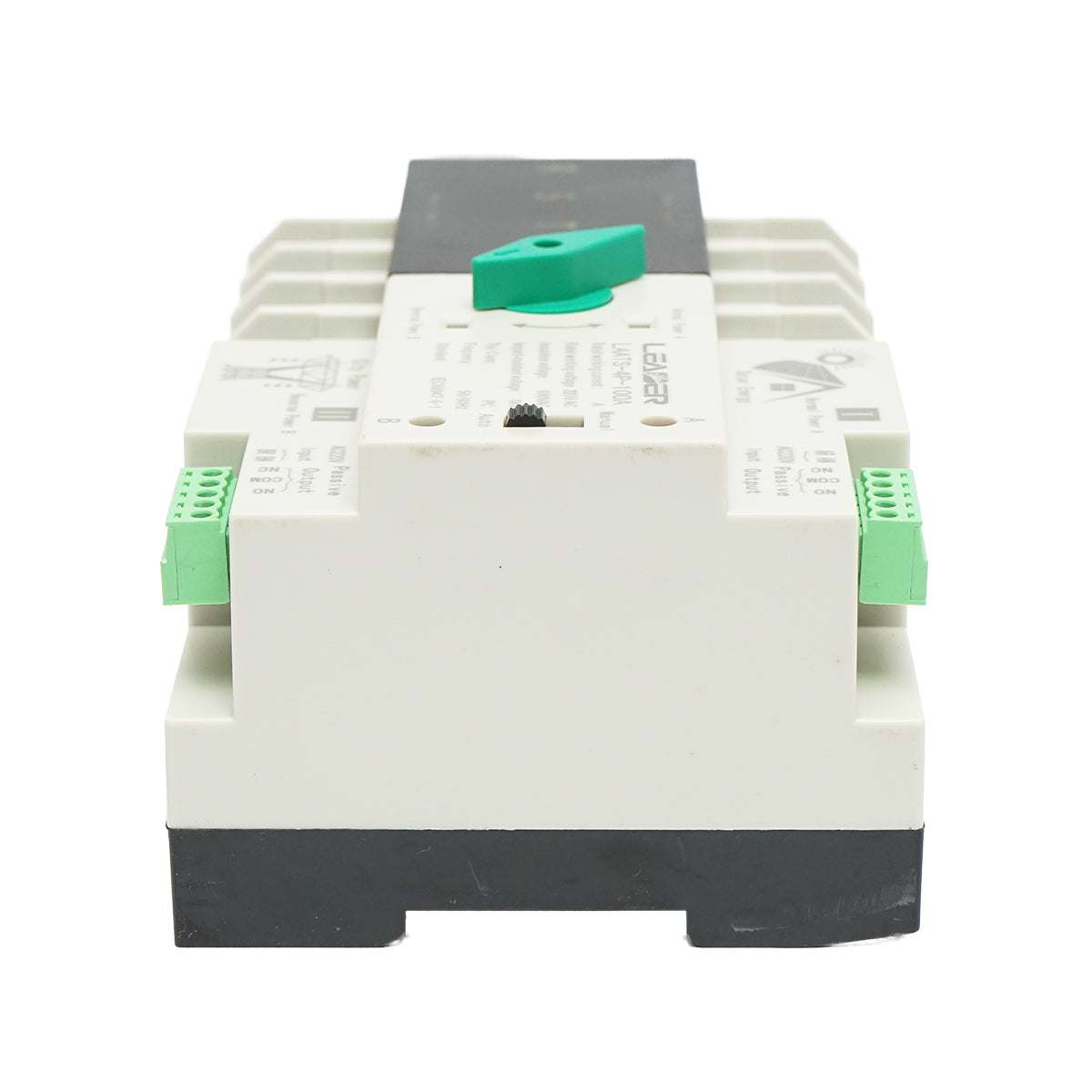 Interruttore ATS trifase 400V Dual Power, sezionatore automatico da pannelli fotovoltaici a rete ATS-4P-63A Leader - immagine 4