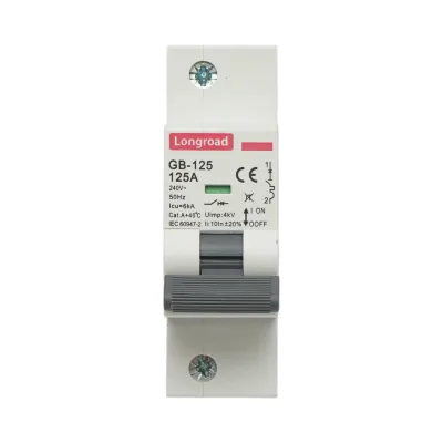 Interruttore automatico MCB 1P, 125A 240VAC, 6kA Longroad