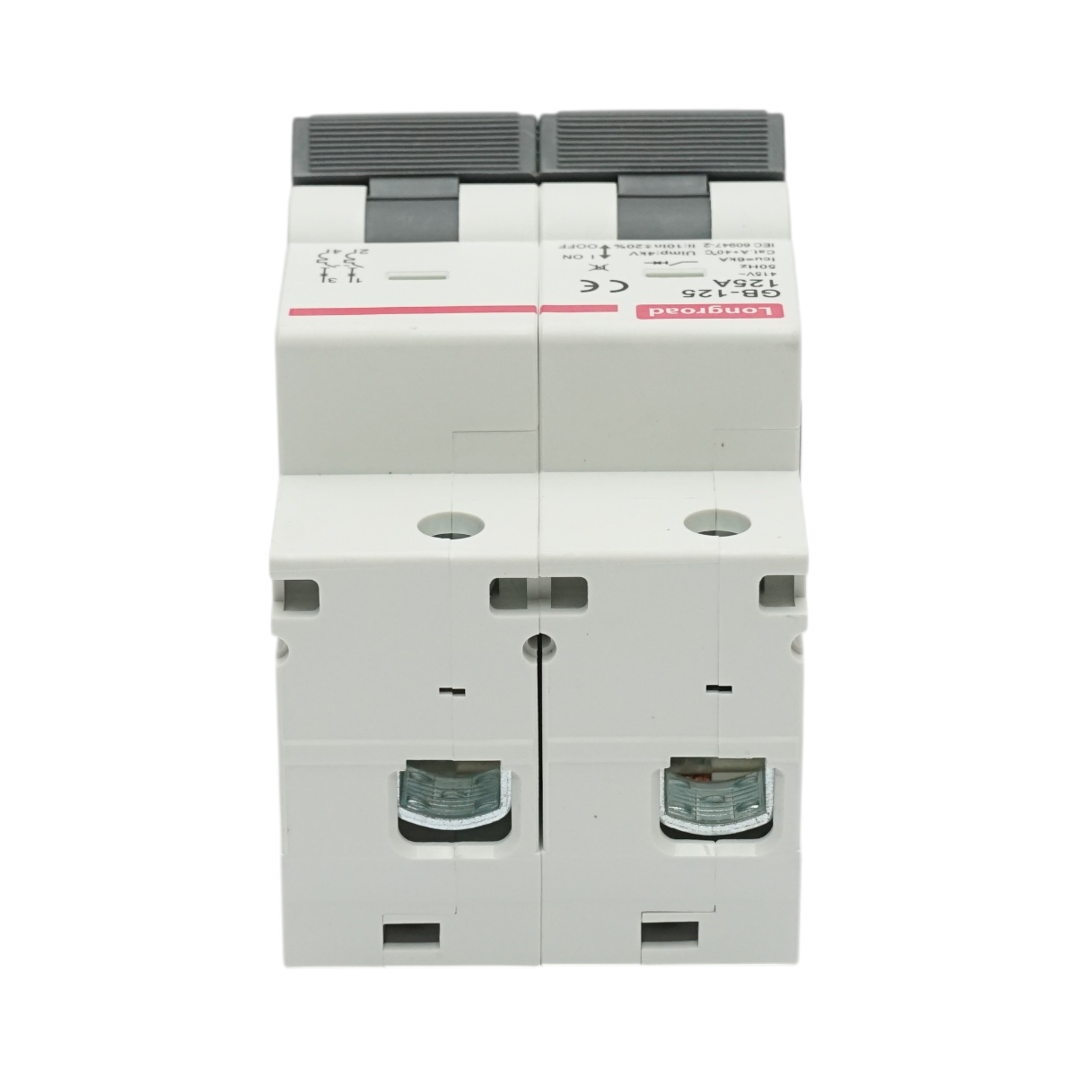 Interruttore automatico MCB 2P, 125A 415VAC, 6kA Longroad - immagine 4