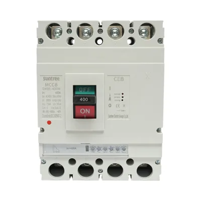 Interruttore automatico MCCB 400 V CA, 4P 400 A, SM8E-400M Suntree