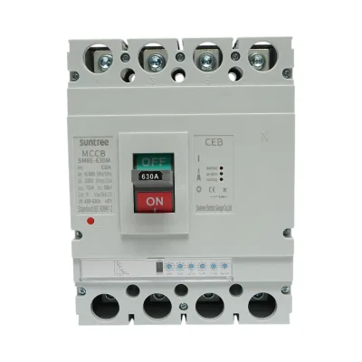 Interruttore automatico MCCB 400 V CA, 4P 630 A, SM8E-630M Suntree