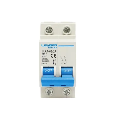 Interruttore automatico tipo 2P-16A-415VAC Leader