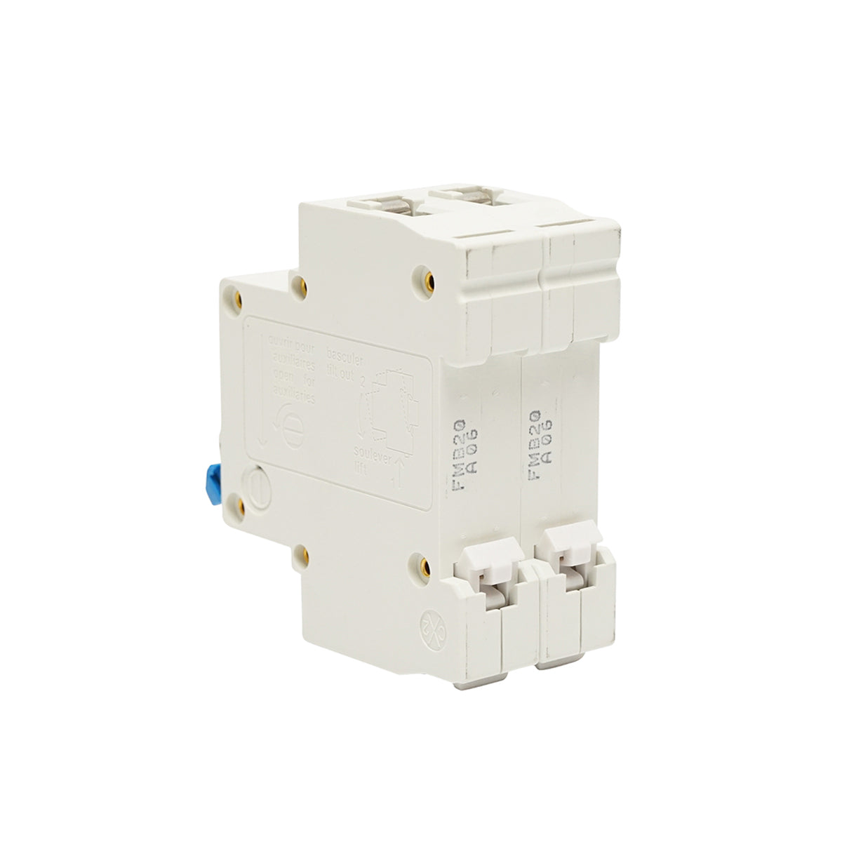 Interruttore automatico tipo 2P-20A-415VAC Leader - immagine 3