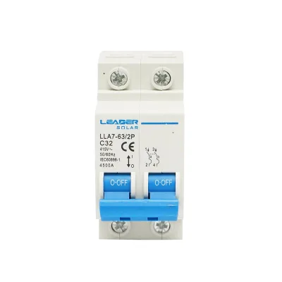 Interruttore automatico tipo 2P-32A-415VAC Leader